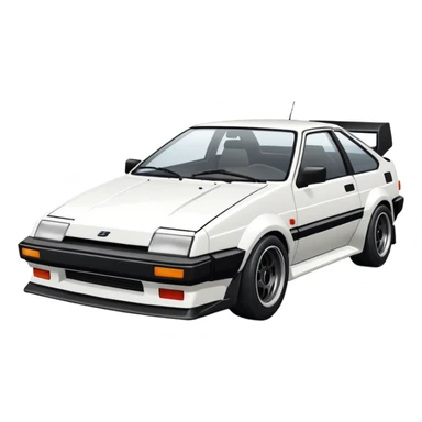 Initial D Ae86 sticker
