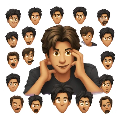 Shahrukh Khan  guess who mood sticker