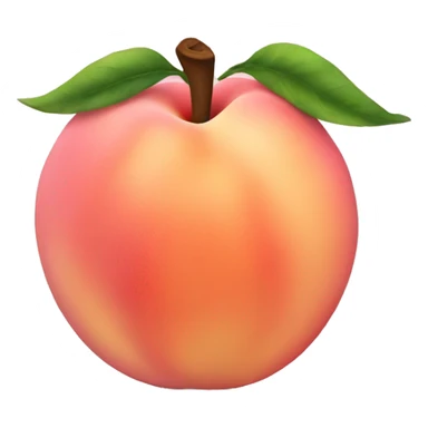 pink peach sticker
