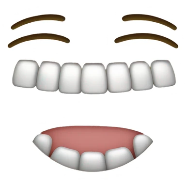 Smile with piercings  sticker