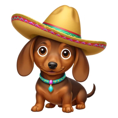 Dachshund wearing zambereo sticker