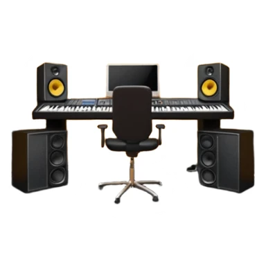 recording studio booth room sticker