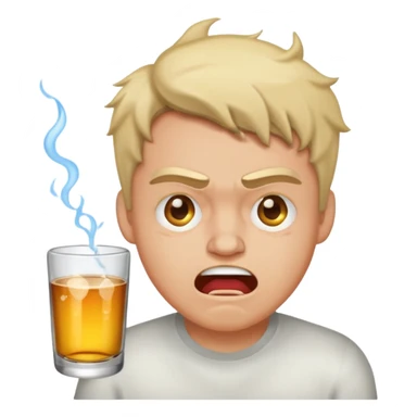 jorgeous drunk happy angry seizure sticker