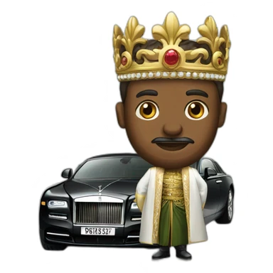 sultan near rolls Royce sticker