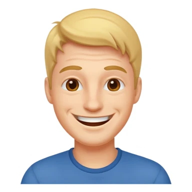 The joyful man sticker