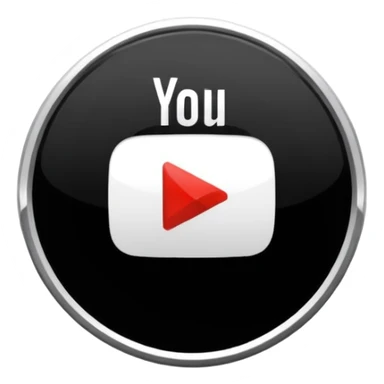 Verification badge black and white Youtoube sticker