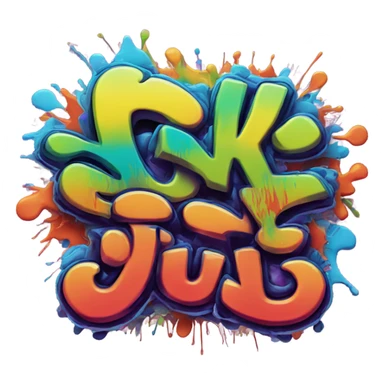 Graffiti  writing Crukid sticker