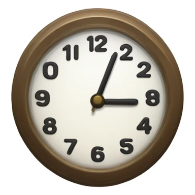 Clock at 4:28 sticker