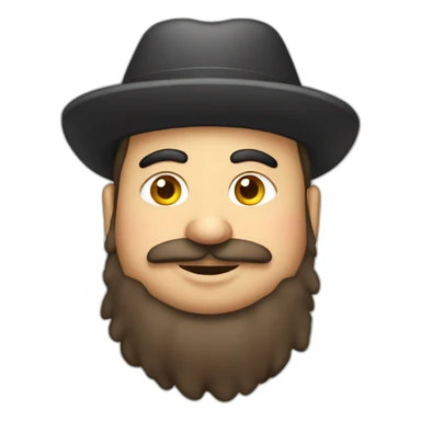 Fat Turkish guy wearing a little hat sticker