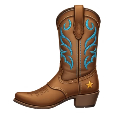 Cowboy boots sticker