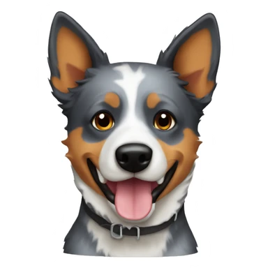 Blue heeler dog sticker