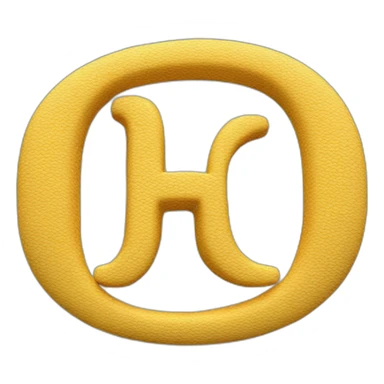 The letter J in 3D  sticker