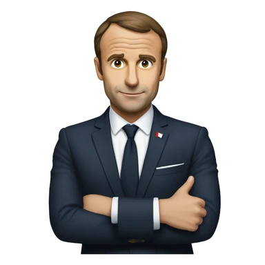 Macron boire un coup sticker