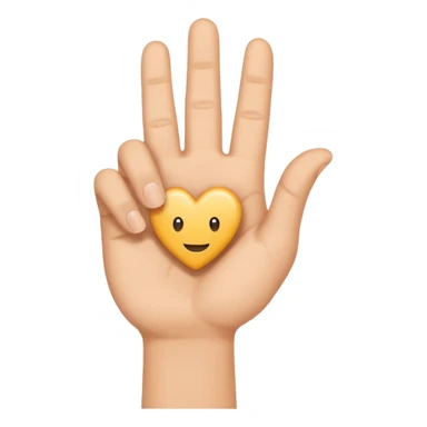 promise sign hand sticker