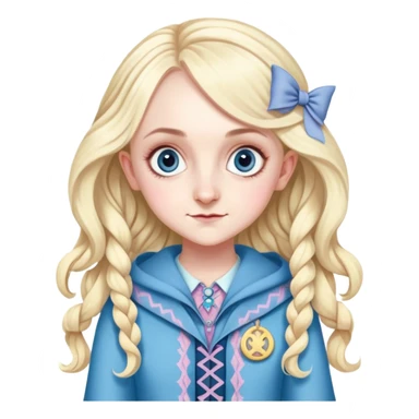 Evanna Lynch is Luna Lovegood in harry potter sticker