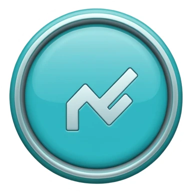 Marca de verificación  un "check"  dentro de un círculo de color cian o turquesa, con un borde gris claro. sticker