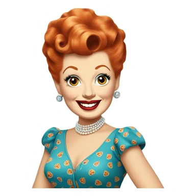 lucille ball sticker