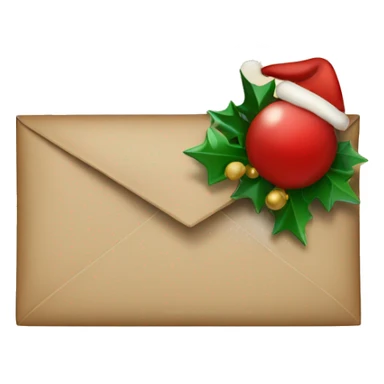 christmas mail for santa  sticker