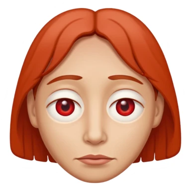 Dude that's real high with red eyes droopy eyes cheeks and Chong style sticker