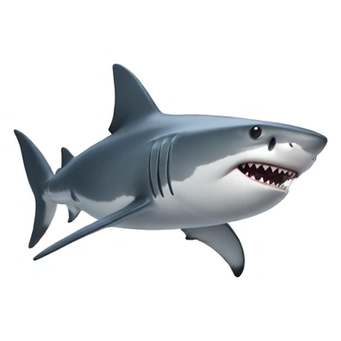 shark is blessing you sticker