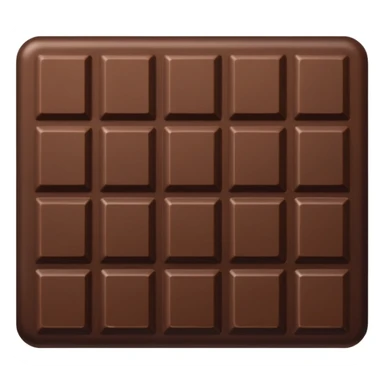 chocolate bar sticker