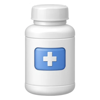 MEDICINE powder BOTTLE sticker