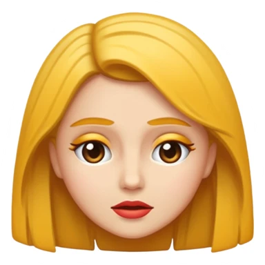 Actress dramatic faint backwards  sticker