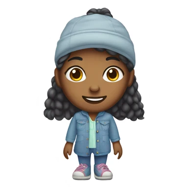 girl wearing crocs  sticker