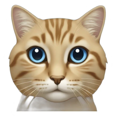 Chat bleu sticker