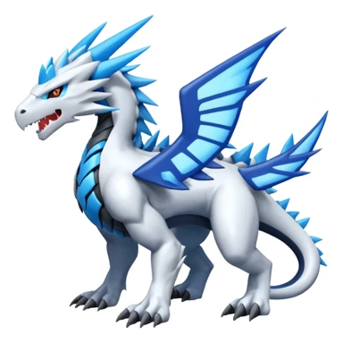 Lighdramon-Kyurem-Aequcedramon-fusion sticker