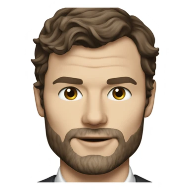 Hyper Realistic Jamie Dornan as Mr Grey sticker