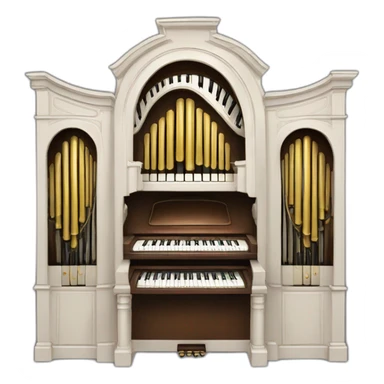 Orgue à tuyaux sticker