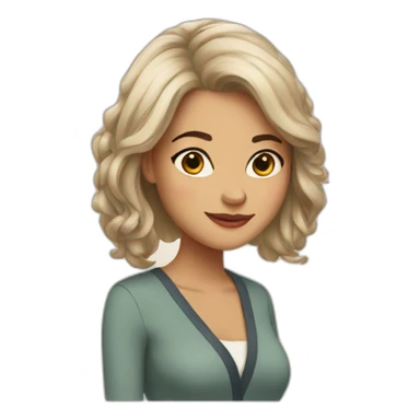 Jess from new girl sticker