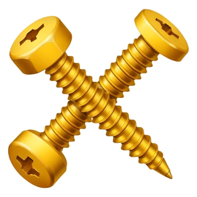 screws yellow paint sticker