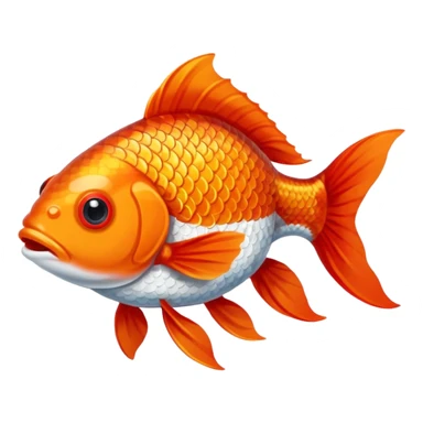 renkli japon balığı sticker