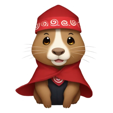 Akatsuki capybara sticker