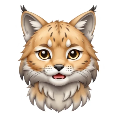 Chibi Sticker lynx tears sticker