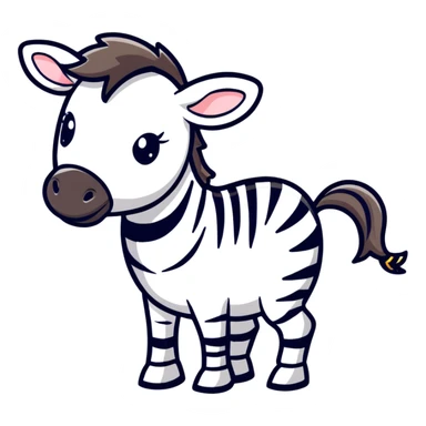 Zebra sticker