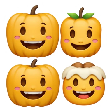 Emoji padrão de cor preto com aparelho dentário bragets com os dentes a mostra bem amarelo sticker