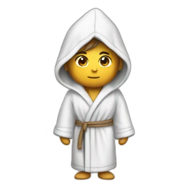 Gamer in bathrobe  sticker