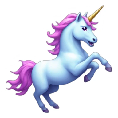 rgb unicorn raging sticker