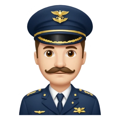 moustache uniform man different category sticker