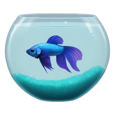 Betta Fish bowl sticker