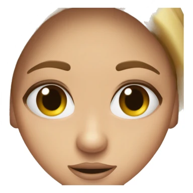 skibidi toilet  de una chica de lentes piel blanca ojos marrones y pelo negro sticker