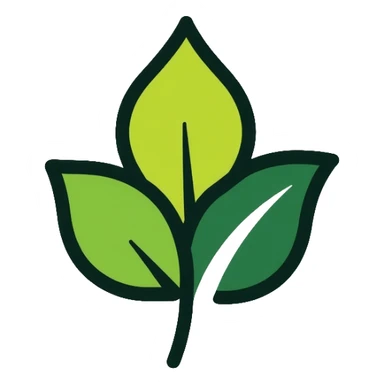 Green Party leaf logo sticker