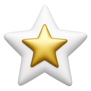 white christmas tree with a gold star on top  sticker