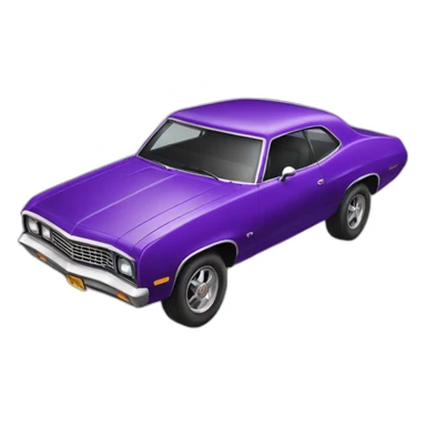 ramone purple car sticker