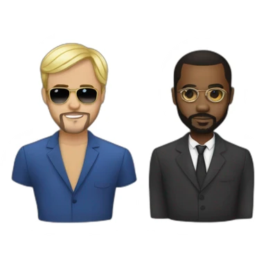 fally ipupa and joseph kabila sticker