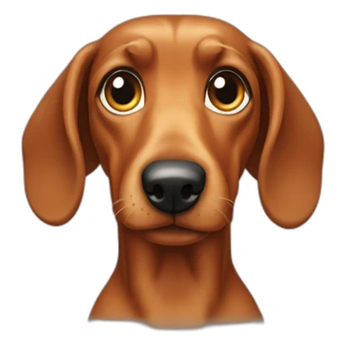 teckel a poil dur sticker