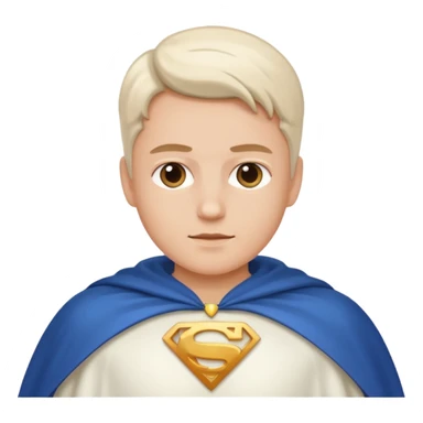 shoulder allwhite cape sticker